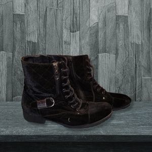Guess velvet ankle boots